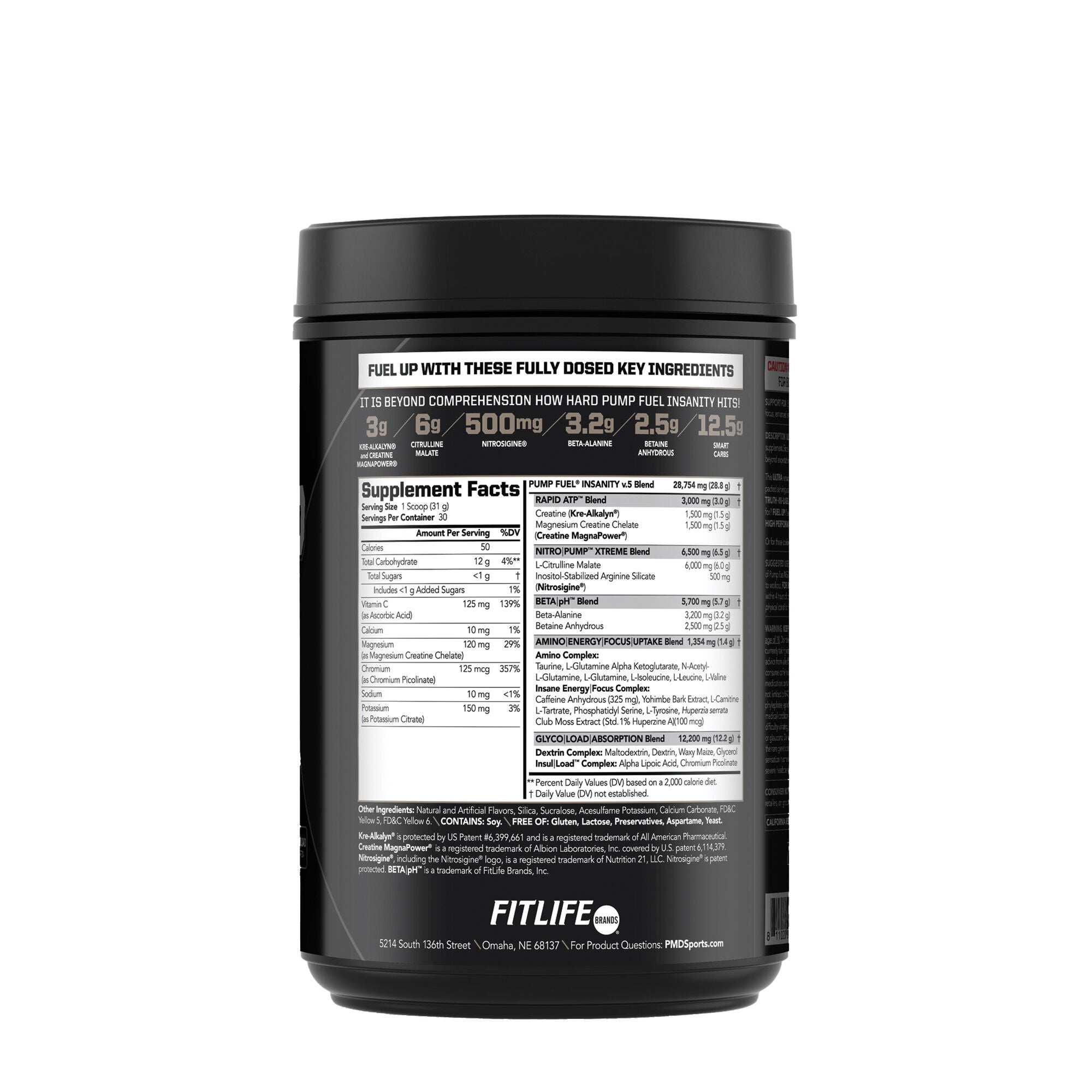 Ultra Pump Fuel&reg; Insanity - Tropical Orange Mango&nbsp;(30 Servings)